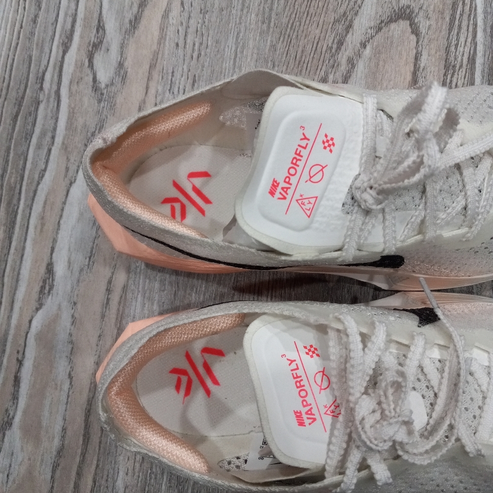 Nike ZoomX Vaporfly Next% 3 Sail Black Crimson Tint Woman Shoes Size 8.5 - Picture 11 of 16